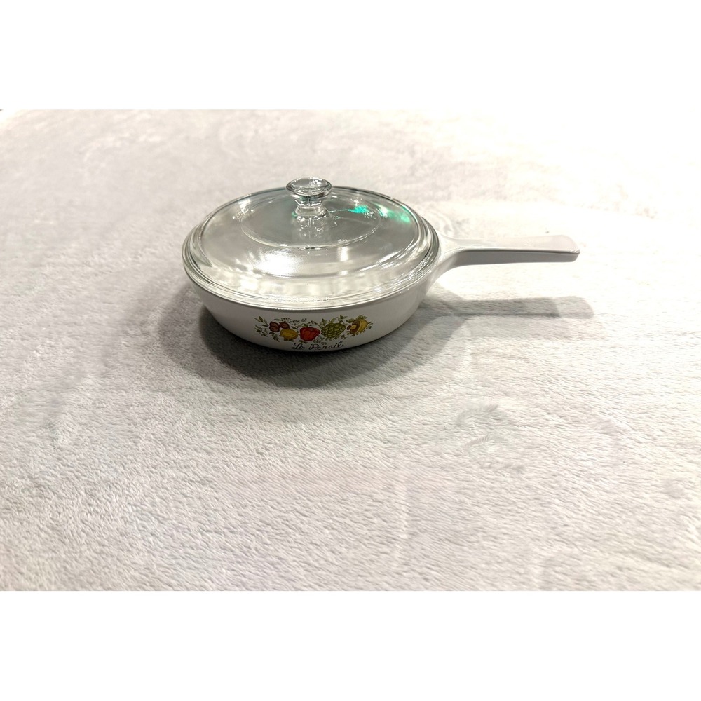 Corning Ware Le Persil Spice O Life 6.5 Skillet P-83-B with Pyrex Lid P-83-C